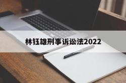 林钰雄刑事诉讼法2022(刑事诉讼法案例2021年最新)